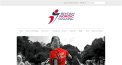 Desktop Screenshot of britishnordicwalking.org.uk